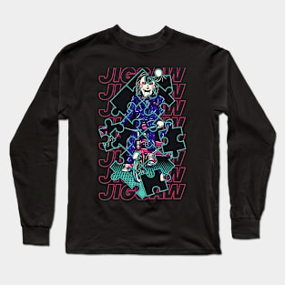 Saw Puppet Jigsaw Puzzle Long Sleeve T-Shirt